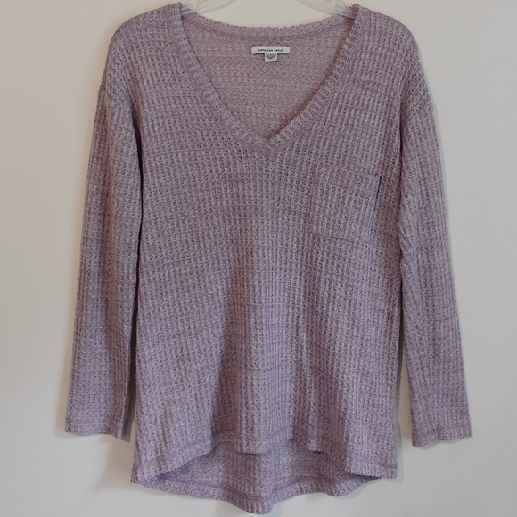 American Eagle Outfitters Tops - SALE 50% OFF APPLIED Cozy Waffle Knit Shirt